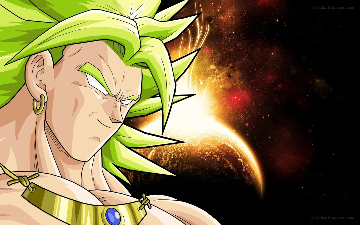 Broly in Super Saiyan form