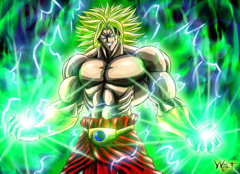Broly in Super Saiyan form