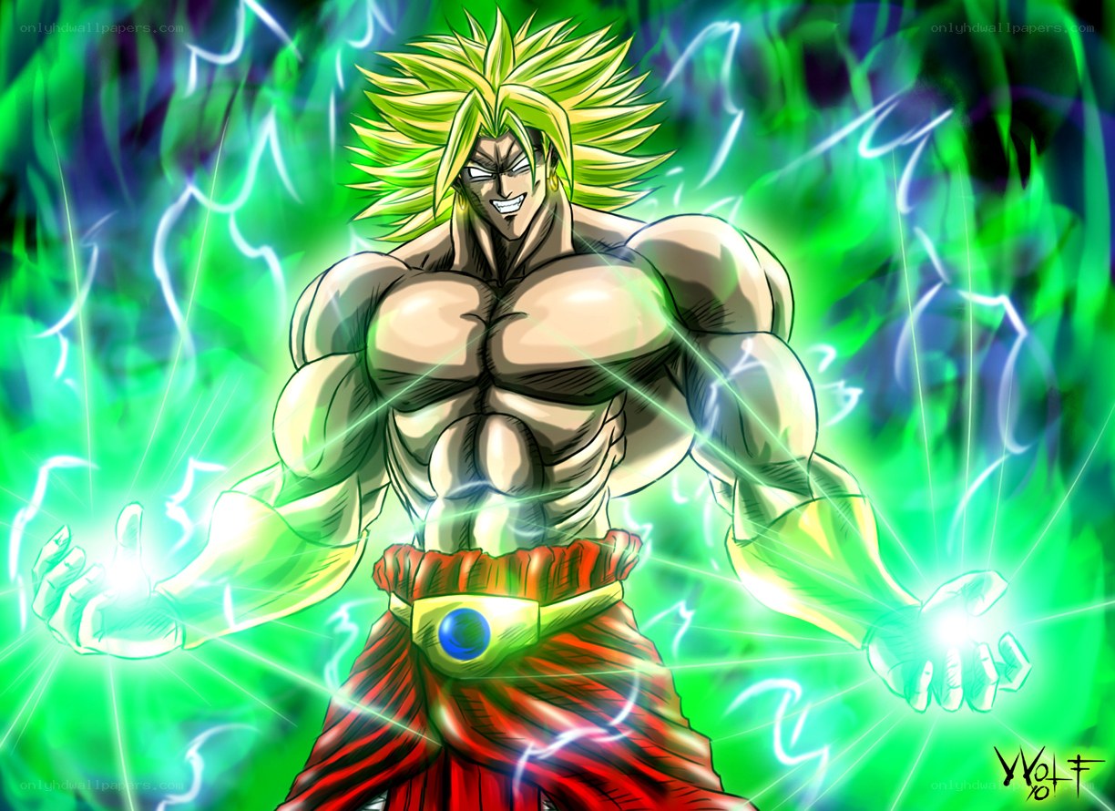Broly in Super Saiyan form