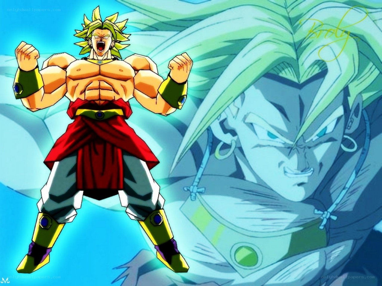 Broly in Super Saiyan form