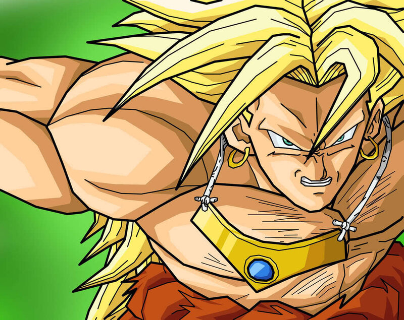 Broly in Super Saiyan form