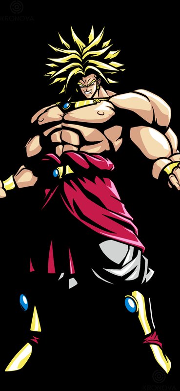 Broly in Super Saiyan Form — Black
