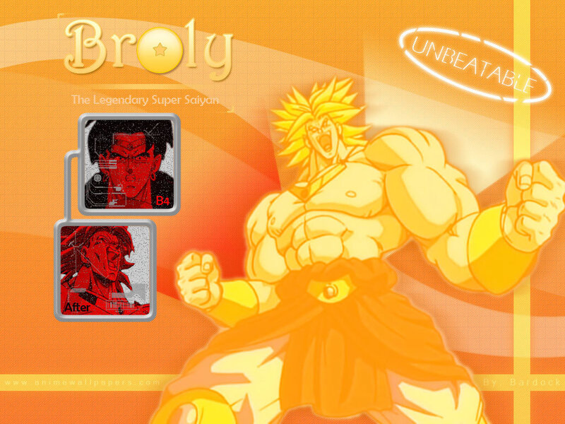 Broly in Super Saiyan Form — Orange