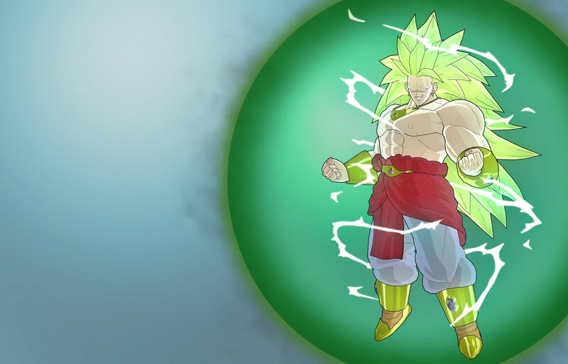 Broly in Super Saiyan form