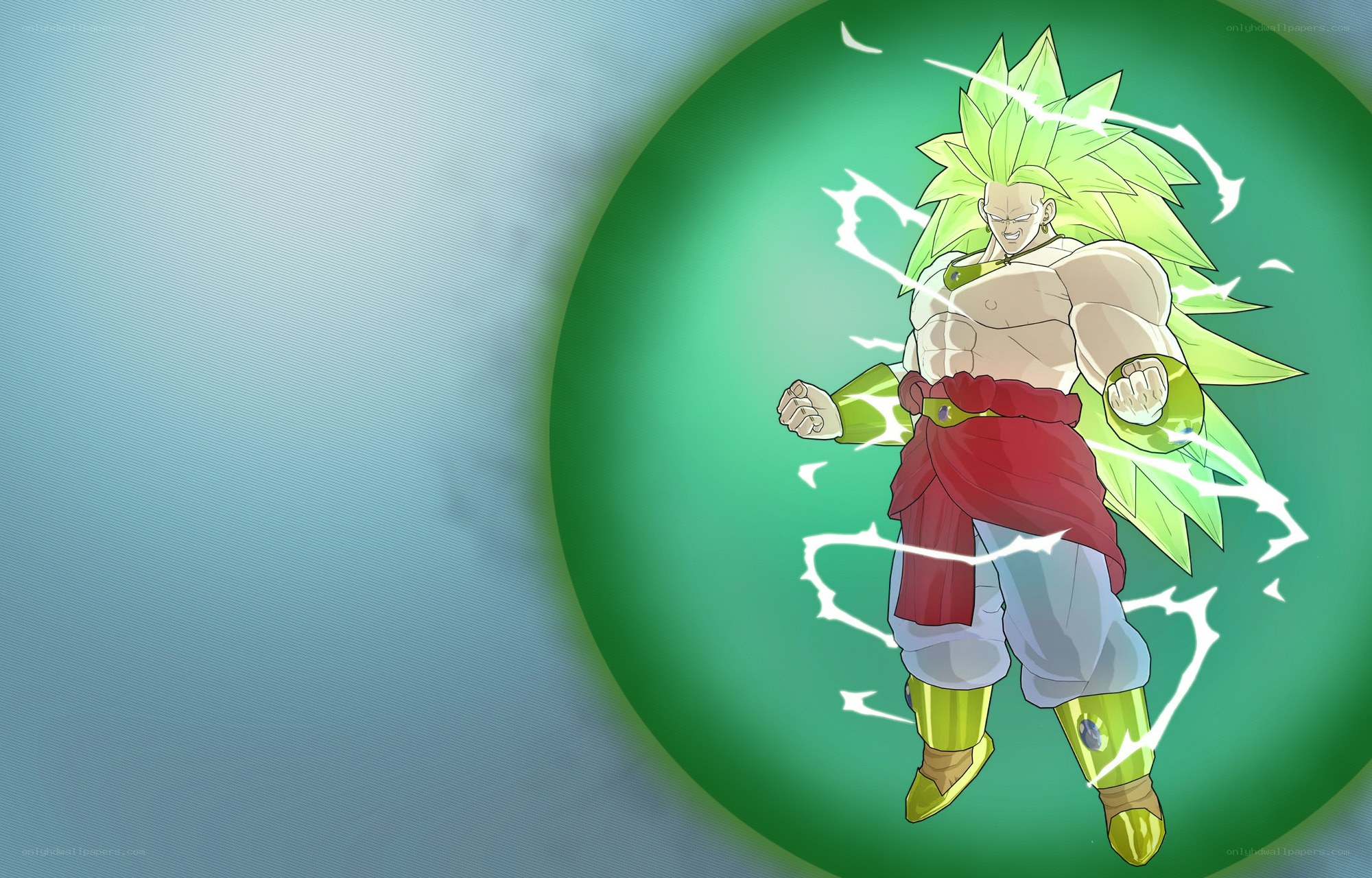 Broly in Super Saiyan form