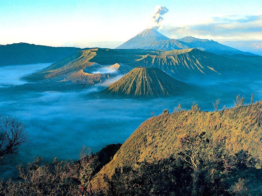Bromo and Semeru volcanoes