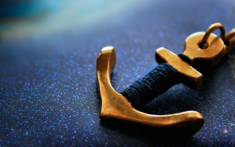 Bronze Anchor Pendant