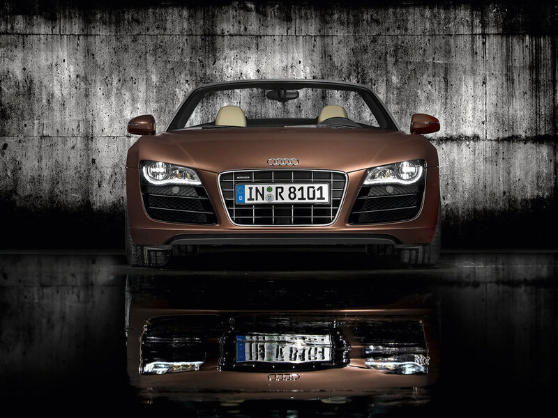 Bronze Audi R8 Convertible