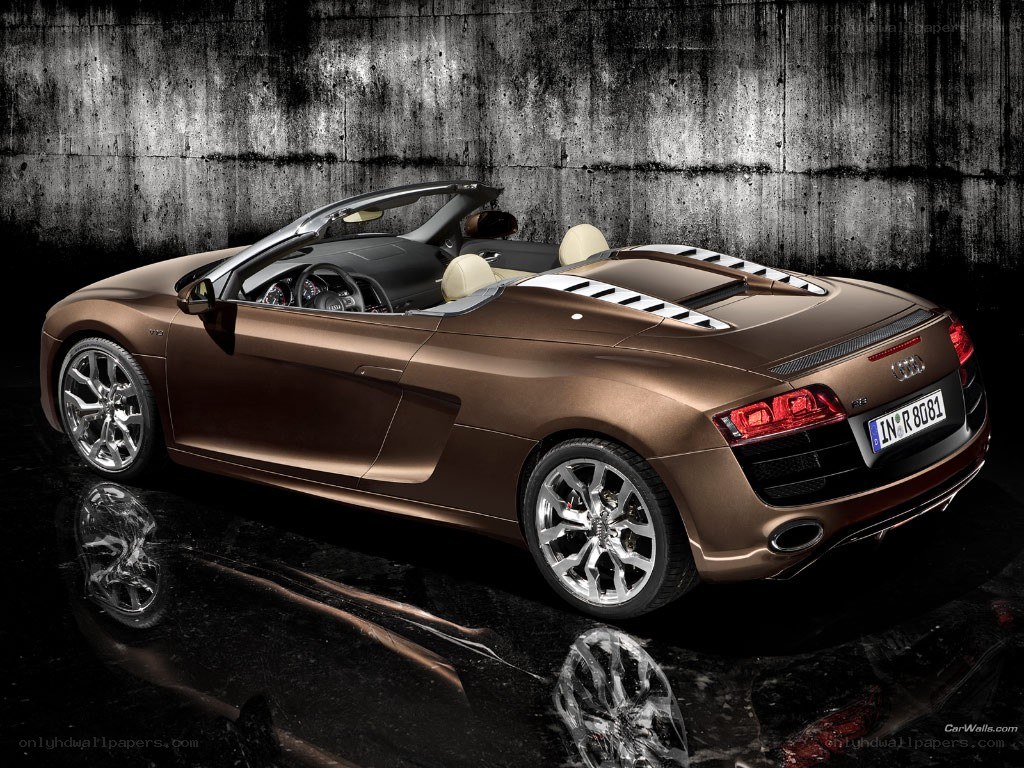 bronze audi r8 spyder
