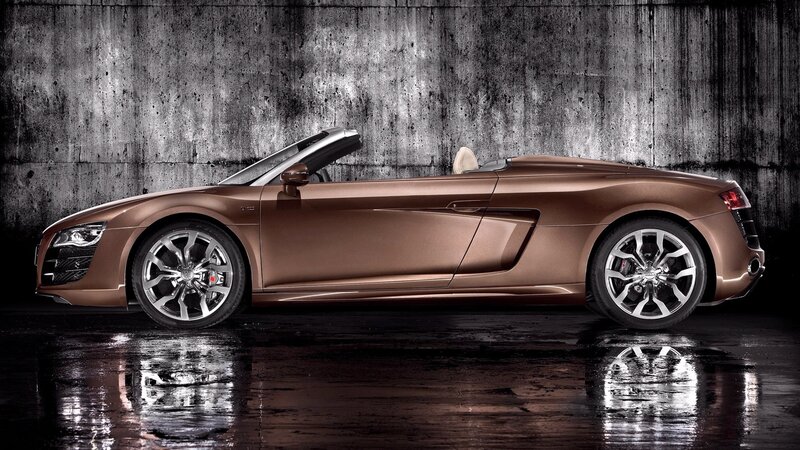 bronze audi r8 spyder