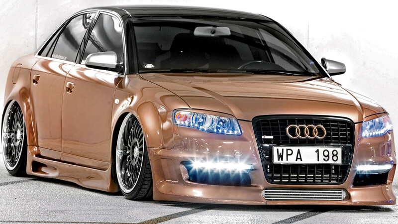 Bronze Audi Sedan
