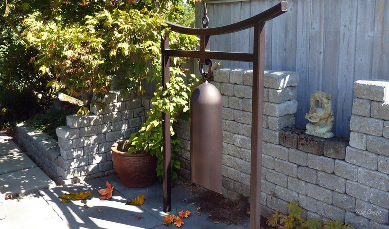 Bronze Bell on Stand