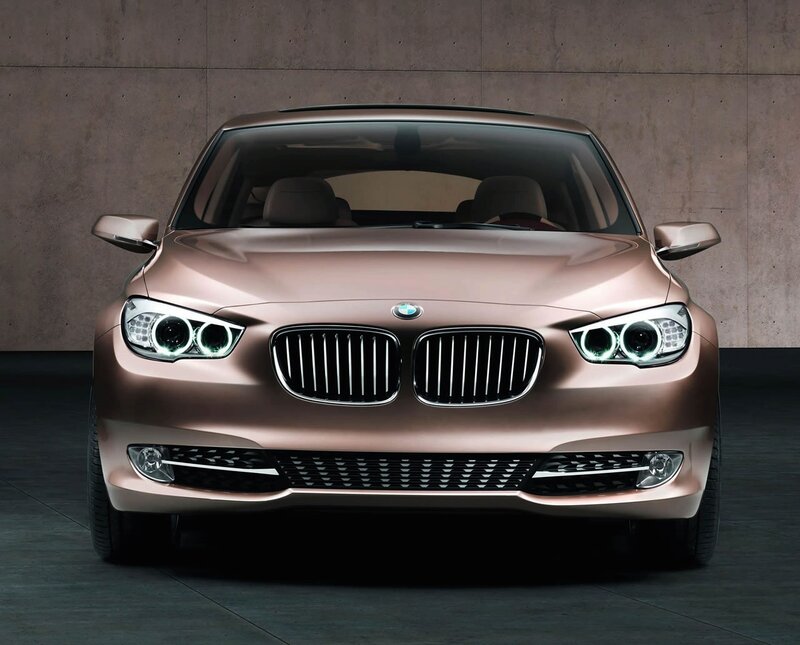 Bronze BMW Concept Car — Dramatic, Photograph, Headlights