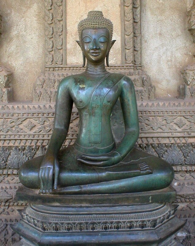 Bronze Buddha statue