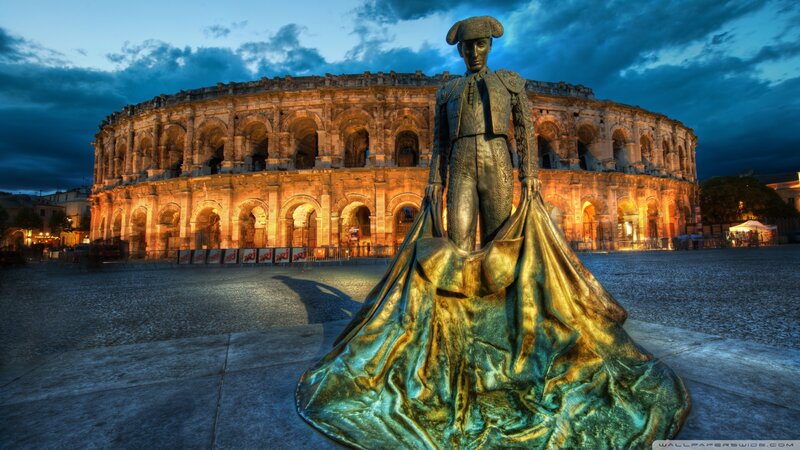 Bronze Bullfighter Statue