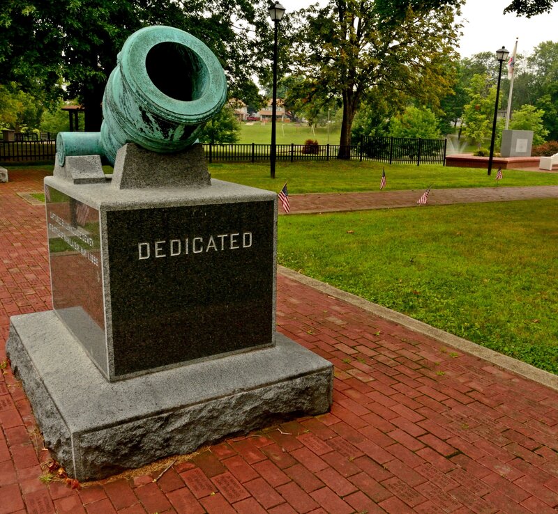 Bronze Cannon Monument — Green