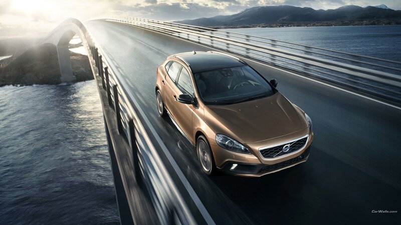 Bronze Car on Bridge