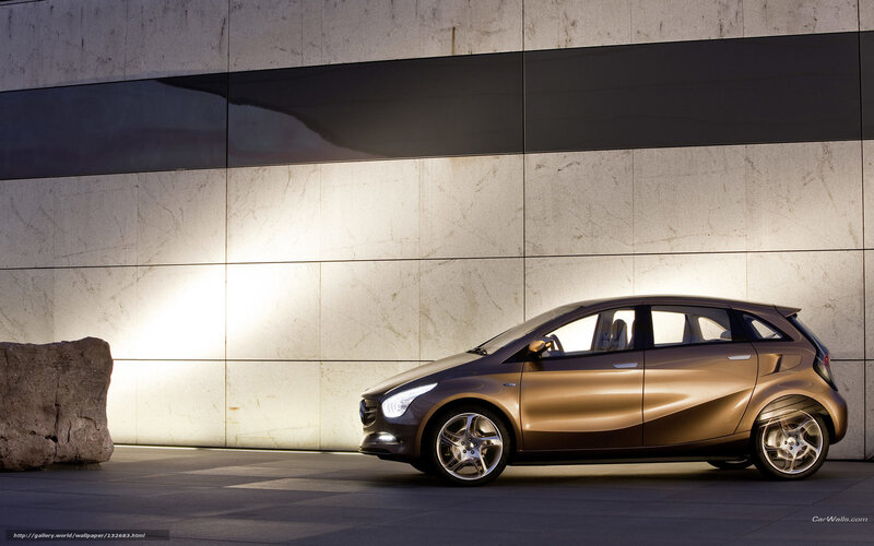 Bronze concept car in studio