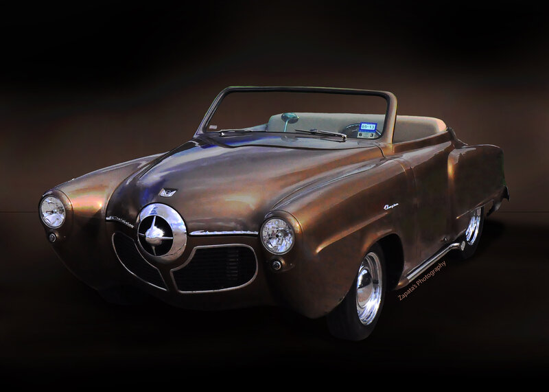 Bronze Convertible Car — Brown