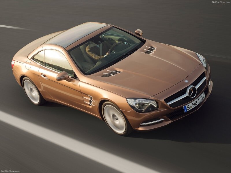 Bronze Convertible Car