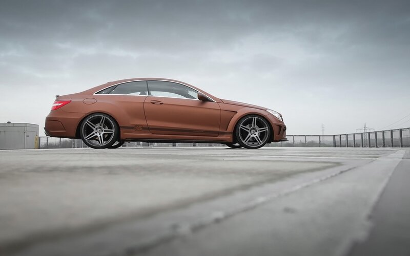 Bronze Coupe Car — Brown, Dramatic