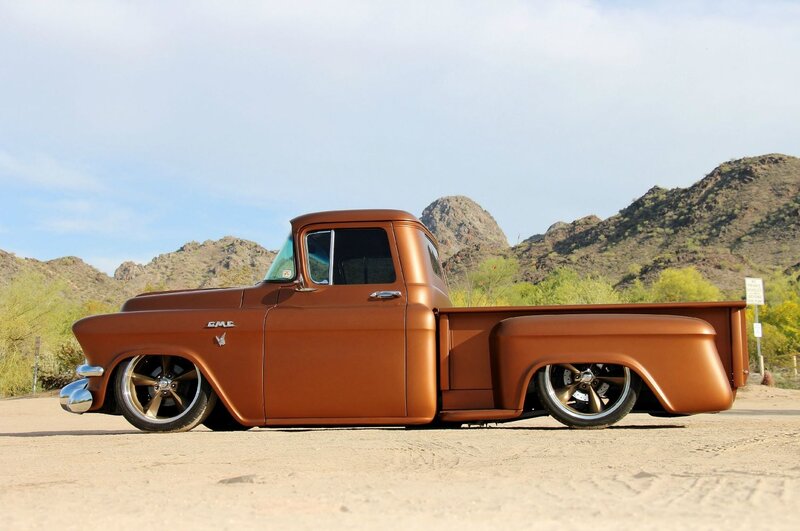 Bronze Custom Pickup Truck