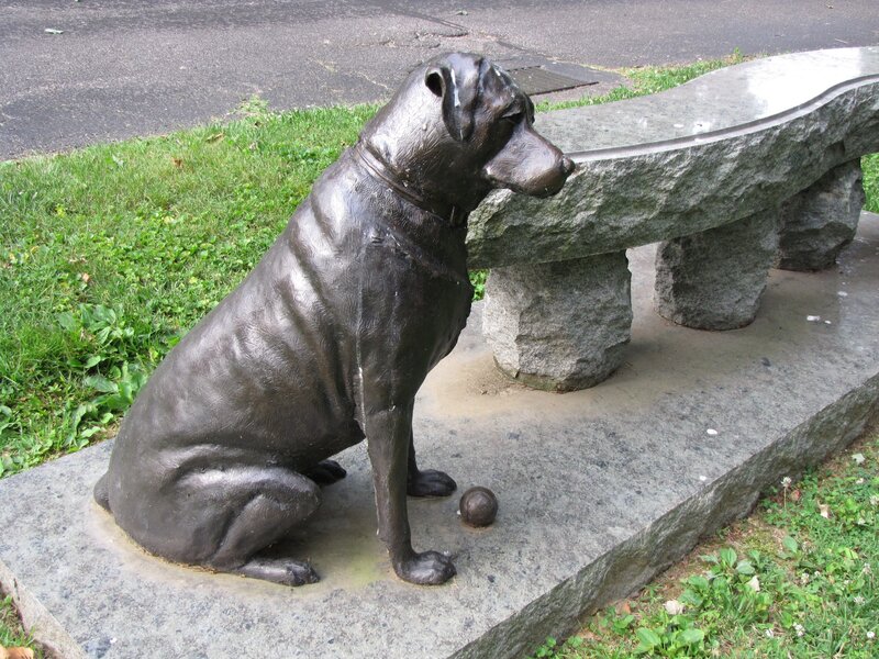 Bronze Dog Statue