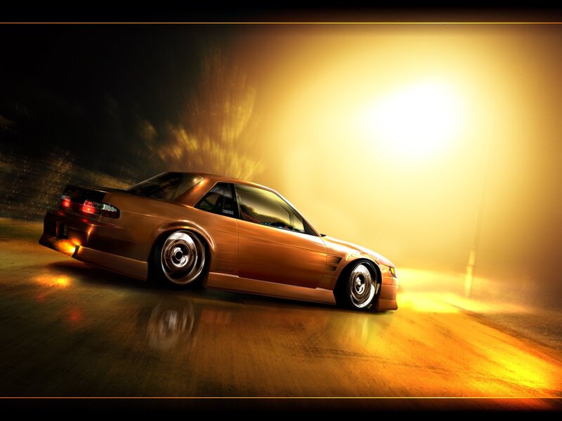 Bronze Drift Car