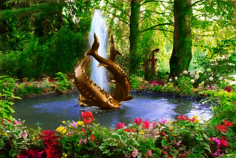Bronze Fish Sculpture