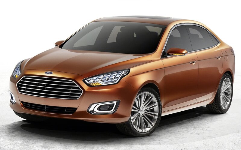 Bronze Ford sedan concept