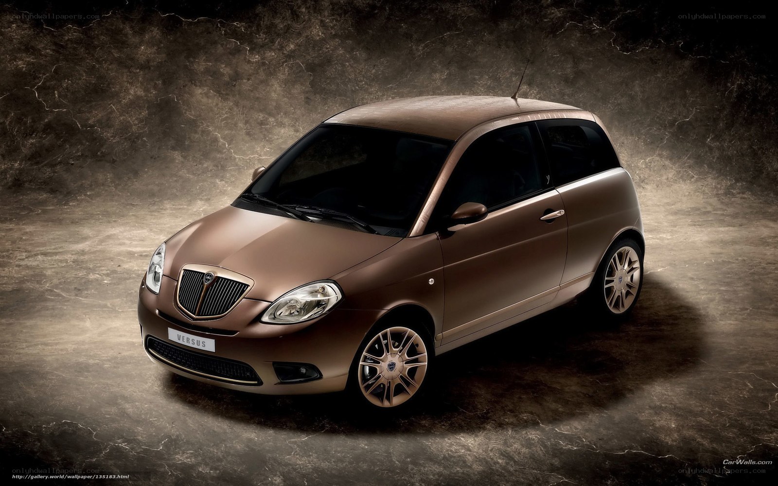 Bronze Lancia Versus car