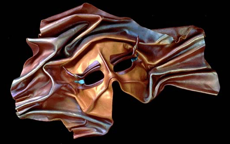 Bronze Mask Sculpture