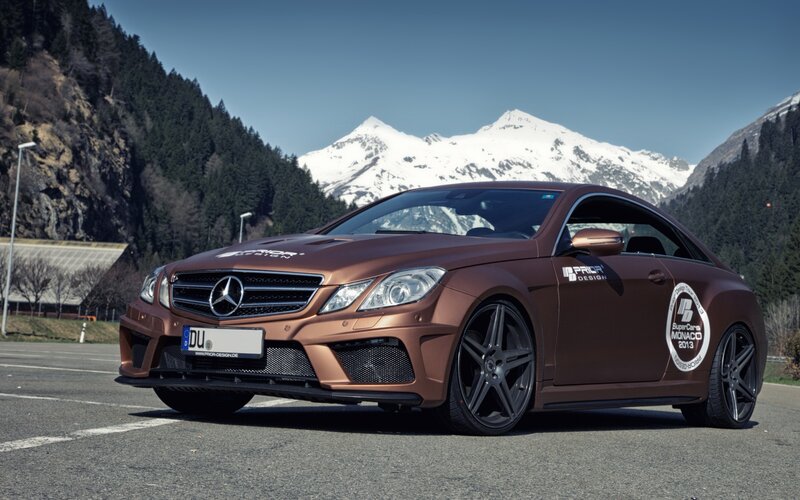 Bronze Mercedes-Benz Coupe — Brown