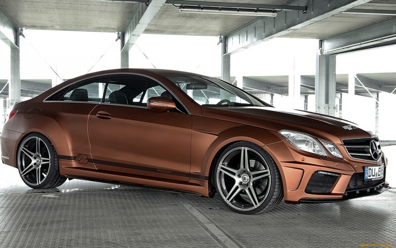 bronze Mercedes-Benz coupe