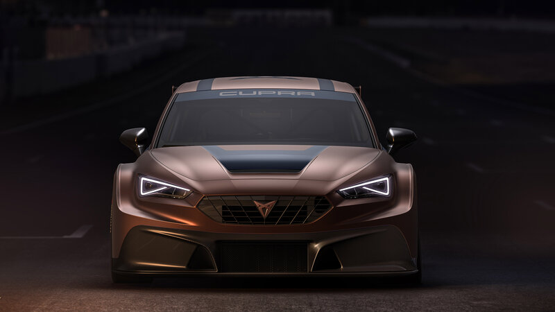 Bronze Race Car