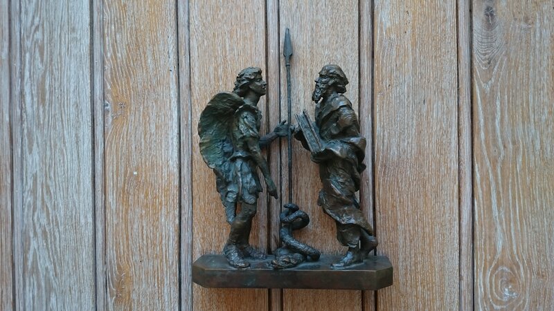 Bronze Sculpture of Two Figures