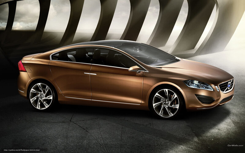 Bronze Sedan Car — Brown, Dramatic