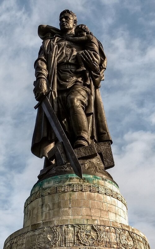 Bronze Soldier Statue — Brown