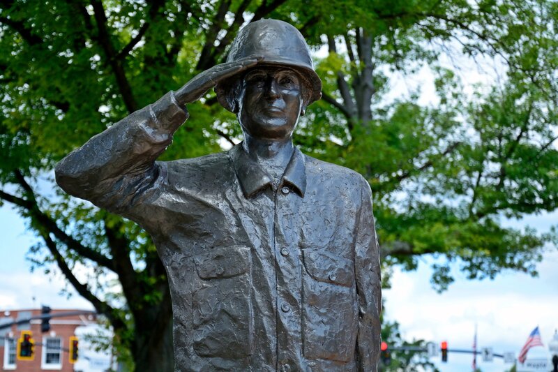 Bronze Soldier Statue