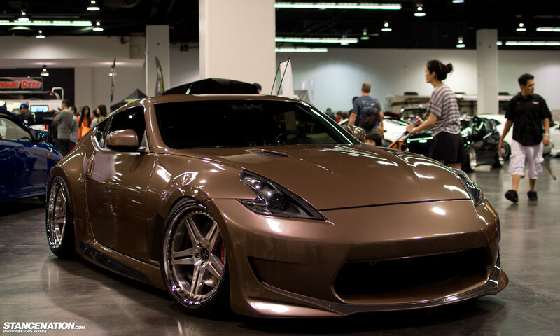 Bronze Sports Car — Brown, Busy