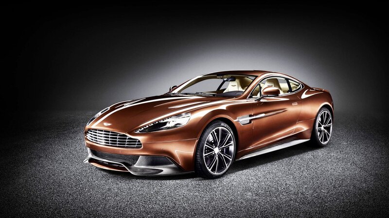 Bronze Sports Car — Brown, Dramatic, Photograph, Headlights