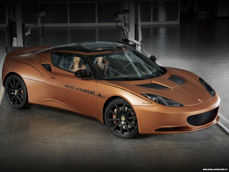 Bronze Sports Car — Dramatic