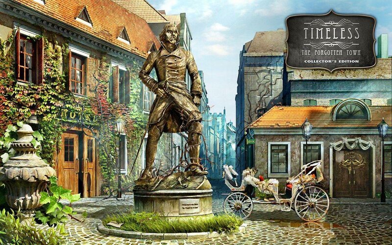 Bronze Statue in Town Square