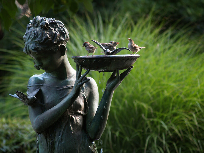 Bronze Statue of Girl