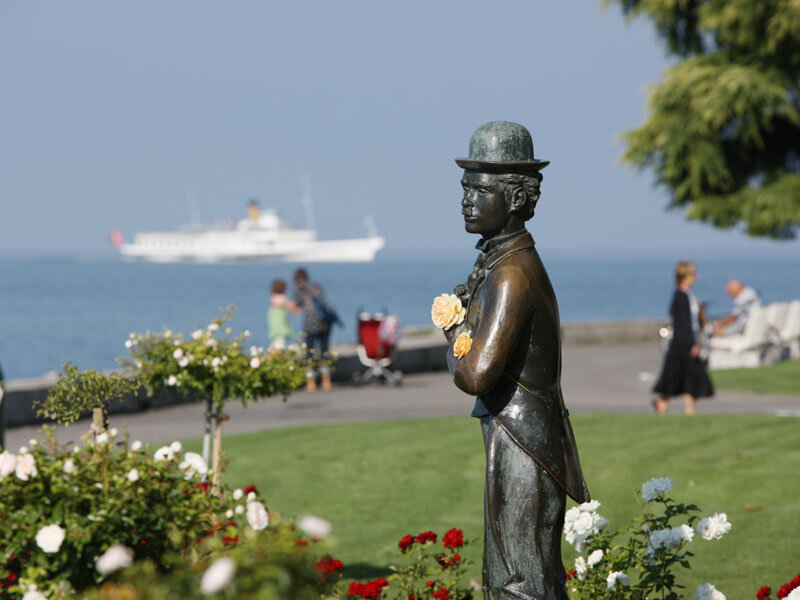 Bronze Statue of Man — Green