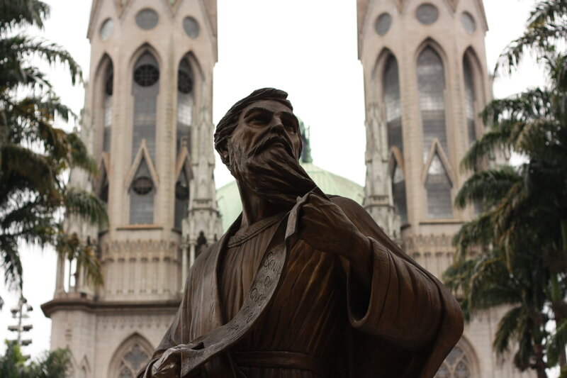 Bronze Statue of Man