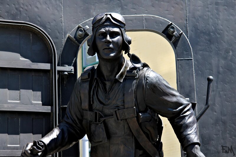Bronze Statue of Pilot