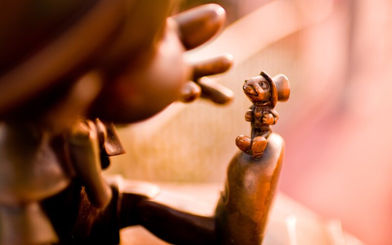 Bronze Statue of Pinocchio