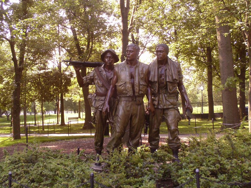 Bronze Statue of Soldiers