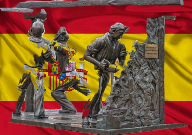Bronze Statue of Workers